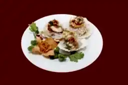 Филе гребешка на панцире с чесноком (3 шт.)