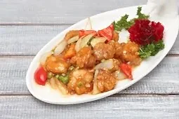 Креветки в кляре с луком (250 гр.)