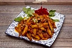 Острые жареные баклажаны (250 гр.)